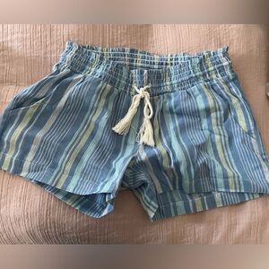 NWOT Salt Life Blue and Green Striped Shorts